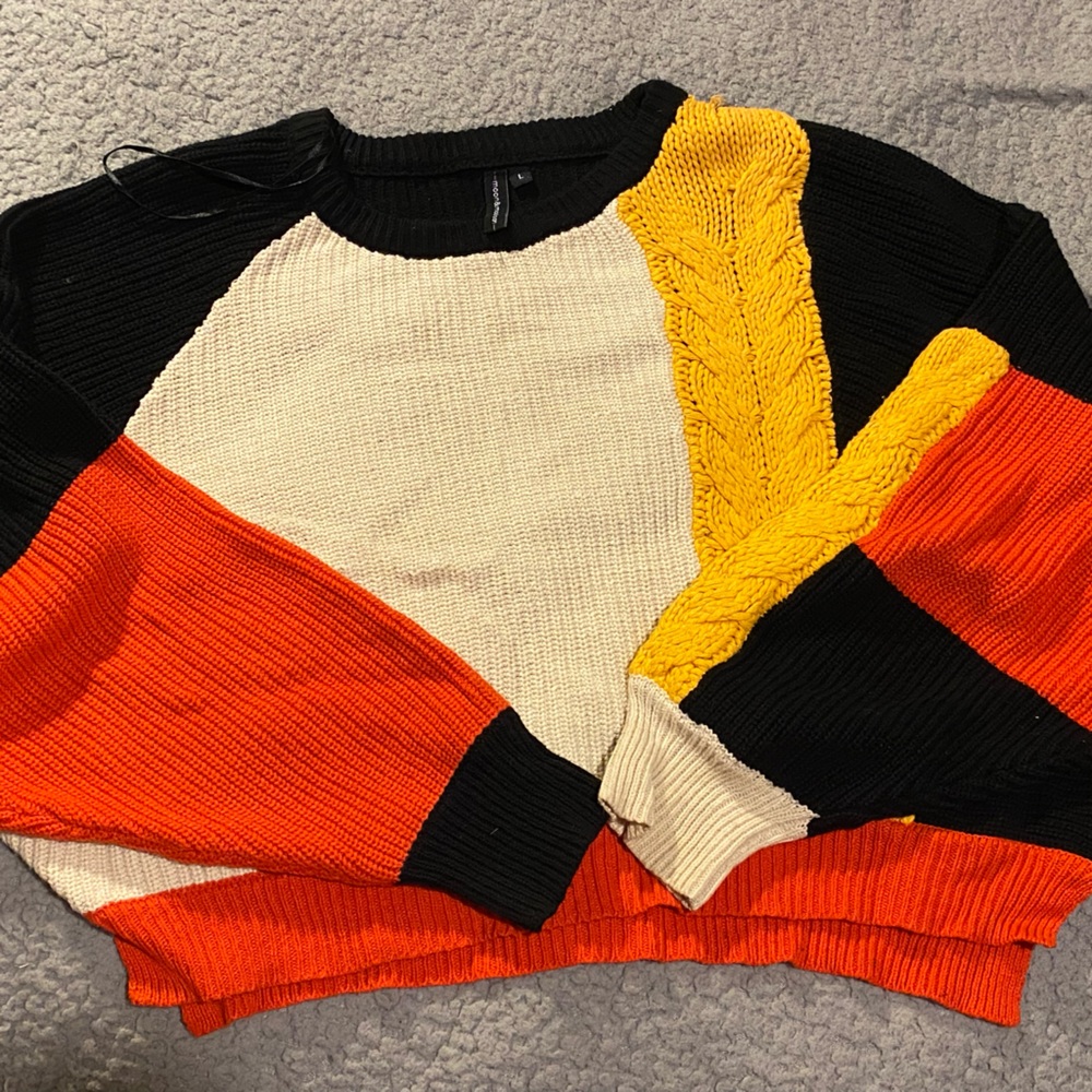 Multi color sweater